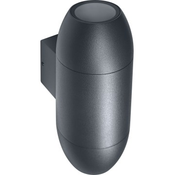 Osram - Applique murale d'extérieur CANNON 2xGU10/35W/230V IP44 anthracite
