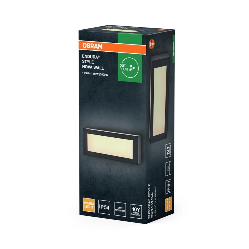 Osram - Applique murale d'extérieur LED ENDURA STYLE LED/10W/230V IP54 anthracite