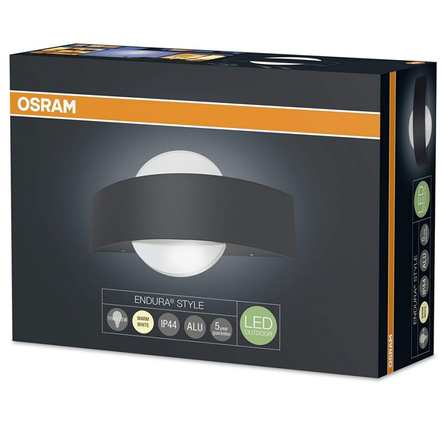 Osram - Applique murale LED extérieure ENDURA LED/11W/230V IP44 noir IP44