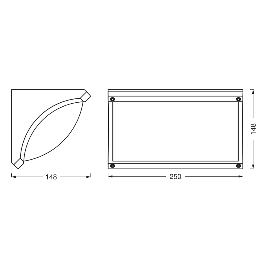 Osram - Applique murale extérieure ENDURA CLASSIC 1xE27/40W/230V IP54 anthracite