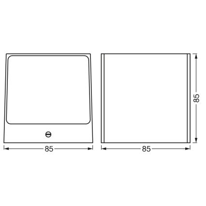 Osram - Applique murale d'extérieur SMART+ BRICK LED RGBW dimmable 14W/230V IP44 Wi-Fi