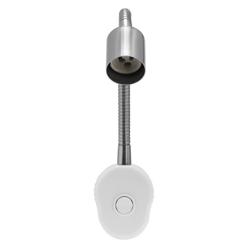 Osram - Applique murale flexible PLUG TUBE FLEX 1xGU10/5W/230V chrome mat/blanc