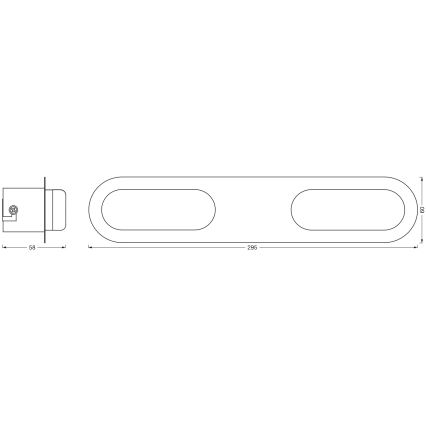 Osram - Applique murale de salle de bains LED dimmable SMART+ DUPLO LED/15W/230V 3000-6500K IP44 Wi-Fi
