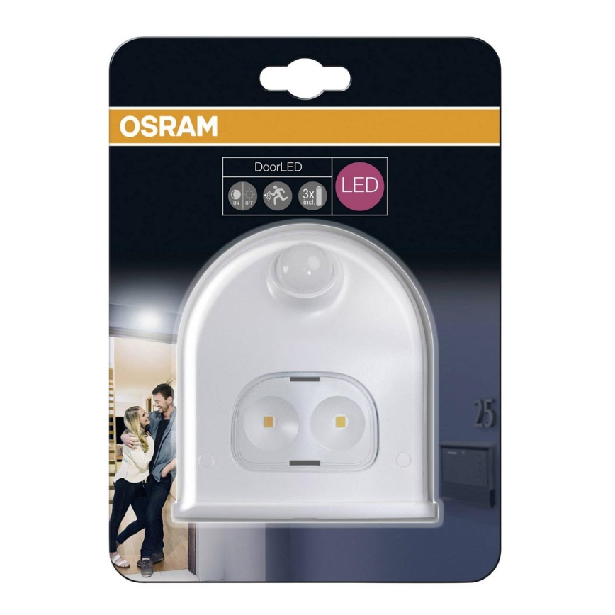 Osram - Applique murale LED d'extérieur avec détecteur DOOR LED/0,55W/4,5V IP54