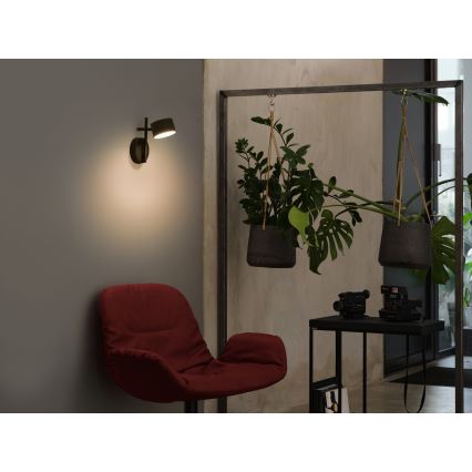 Osram - Applique murale LED dimmable à commande tactile DECOR KYOTO LED/12W/230V CRI 90 noire
