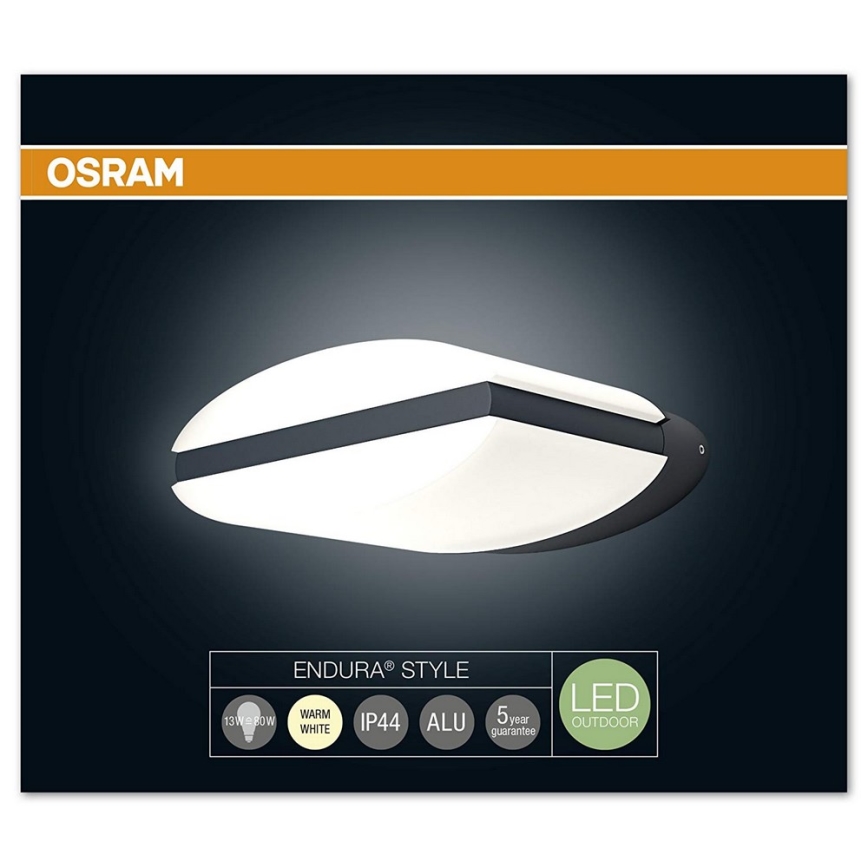 Osram - Applique murale LED extérieure ENDURA LED/13W/230V IP44 noir IP44