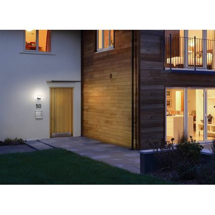 Osram - Applique murale LED extérieure avec détecteur ENDURA LED/7W/230V noir