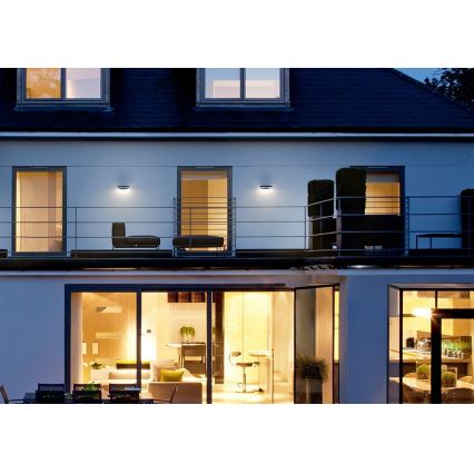 Osram - Applique murale LED extérieure ENDURA 2xLED/13W/230V IP44 noir IP44