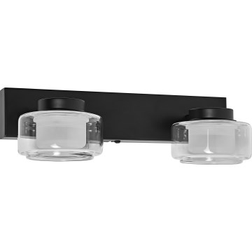 Osram - Applique murale LED pour salle de bains ORBIS FLAME 2xLED/5,5W/230V 3000/4000K IP44 noire