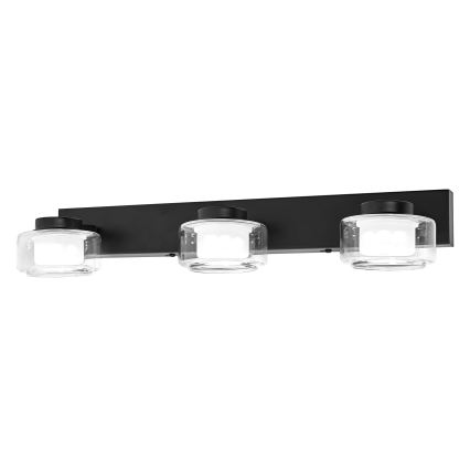 Osram - Applique murale LED pour salle de bains ORBIS FLAME 3xLED/5,5W/230V 3000/4000K IP44 noire