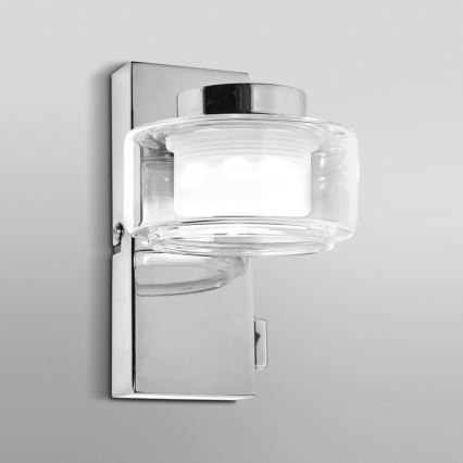 Osram - LED Applique murale pour salle de bains ORBIS FLAME LED/5,5W/230V 3000/4000K IP44 chrome brillant