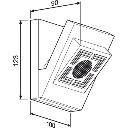 Osram - Applique murale LED TRESOL LED/4,5W/230V argentée