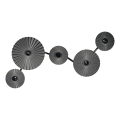 Osram - Applique murale PLISSEE 5xE27/15W/230V anthracite