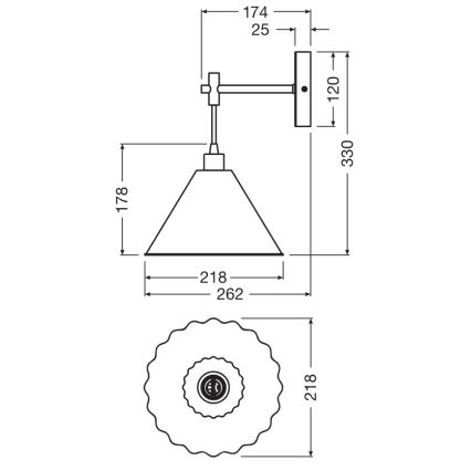 Osram - Applique murale PULP 1xE14/5,5W/230V