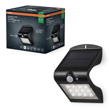 Osram - Applique murale solaire avec détecteur de mouvement et de crépuscule PAPILLON LED/1,5W/3,7V 1200 mAh IP65
