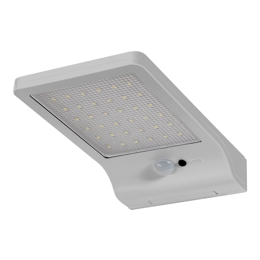 Osram - Applique murale solaire LED avec capteur DOORLED LED/3W/3,3V 2000 mAh IP44 argentée
