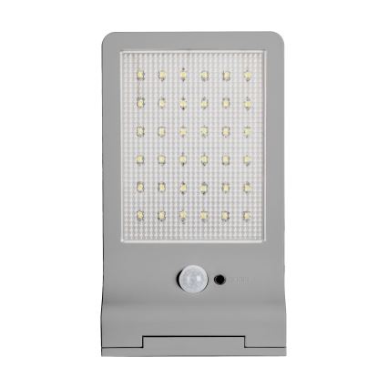 Osram - Applique murale solaire LED avec capteur DOORLED LED/3W/3,3V 2000 mAh IP44 argentée
