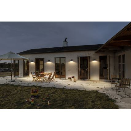 Osram - Applique murale solaire à LED avec capteur ENDURA STYLE LED/10,2W/4,2V 2000 mAh IP54 anthracite