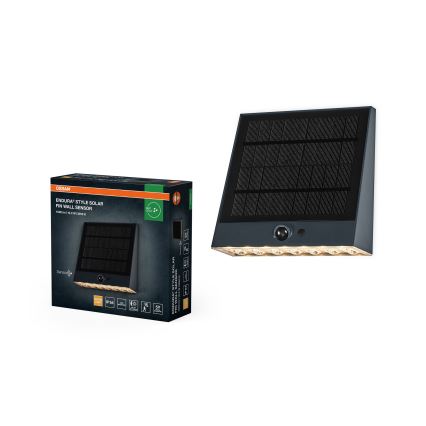 Osram - Applique murale solaire à LED avec capteur ENDURA STYLE LED/10,2W/4,2V 2000 mAh IP54 anthracite
