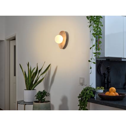 Osram - Applique murale WOOD NEST 1xG9/5W/230V en bois d'hévéa