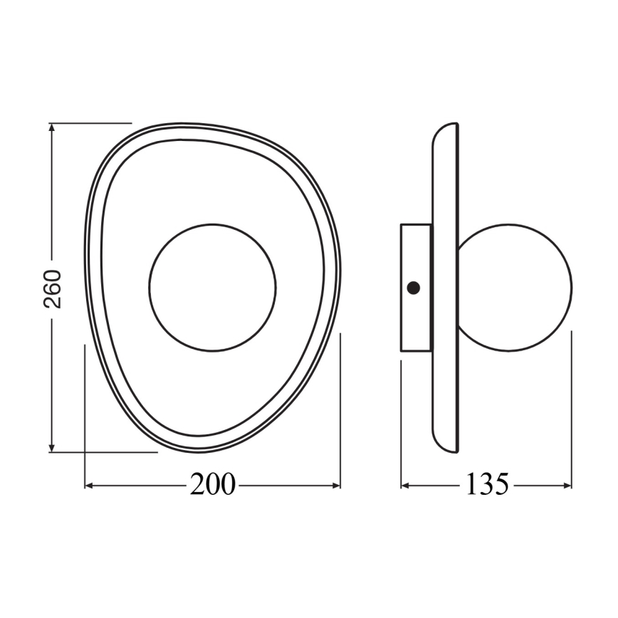 Osram - Applique murale WOOD NEST 1xG9/5W/230V en bois d'hévéa