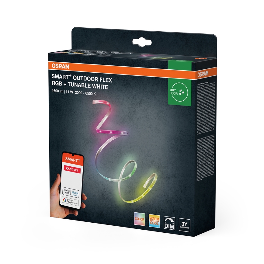 Osram - Ruban LED RGB+TW dimmable d'extérieur SMART+ FLEX 5m LED/11W/230V 2000-6500K IP65