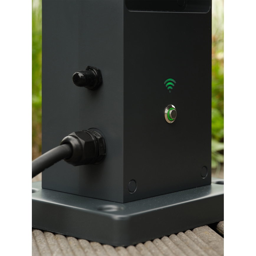 Osram - Borne de prises extérieure intelligente 2 prises SCHUKO avec répéteur Wi‑Fi IP44