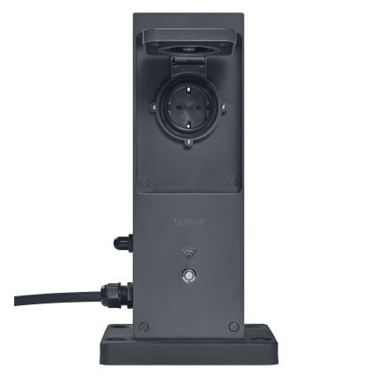 Osram - Borne de prises extérieure intelligente 2 prises SCHUKO avec répéteur Wi‑Fi IP44