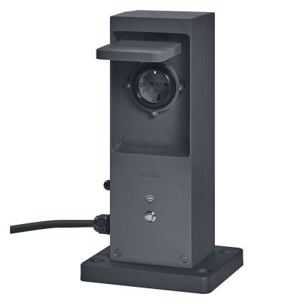 Osram - Borne de prises extérieure intelligente 2 prises SCHUKO avec répéteur Wi‑Fi IP44