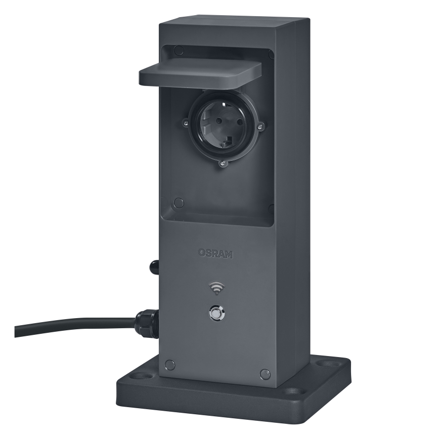 Osram - Borne de prises extérieure intelligente 2 prises SCHUKO avec répéteur Wi‑Fi IP44