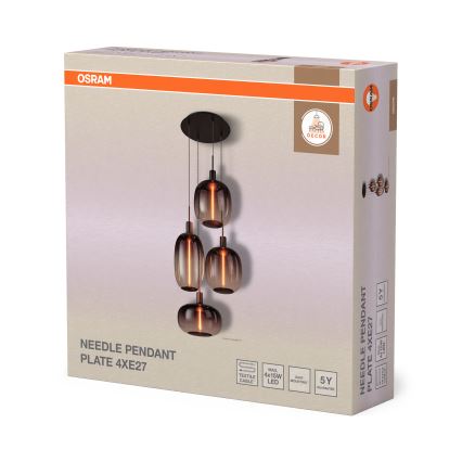 Osram - Câble d'alimentation NEEDLE PENDANT 4xE27/25W/230V anthracite