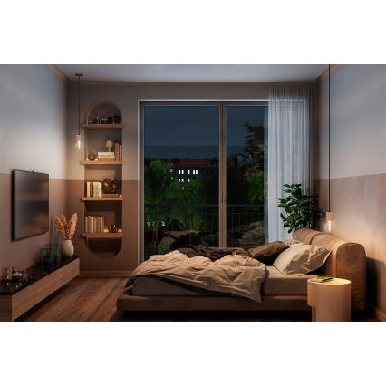 Osram - Câble d'alimentation PENDULUM CYLINDER 1xE27/15W/230V en bois