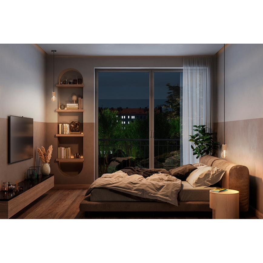 Osram - Câble d'alimentation PENDULUM CYLINDER 1xE27/15W/230V en bois