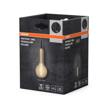 Osram - Câble d'alimentation PENDULUM ROUND 1xE27/15W/230V doré