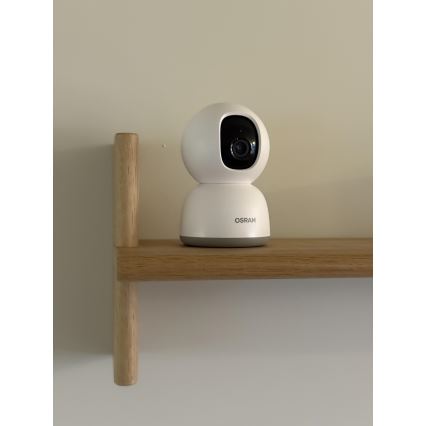 Osram - Caméra d'intérieur intelligente 360° avec capteur 2K SMART+ 230V Wi-Fi