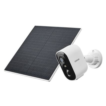Osram - Caméra solaire intelligente avec capteur 2K SMART+, 5 V, batterie 5200 mAh, IP66, Wi‑Fi