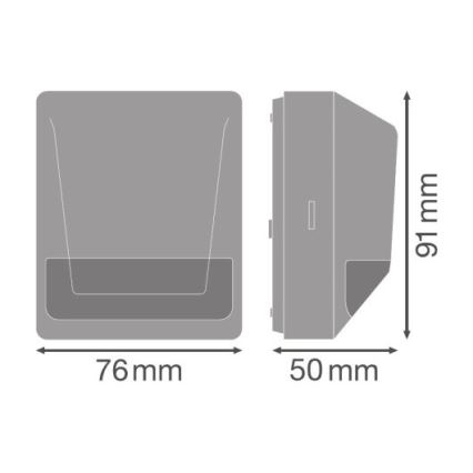 Osram - Capteur de mouvement infrarouge d'extérieur 230V IP55 anthracite