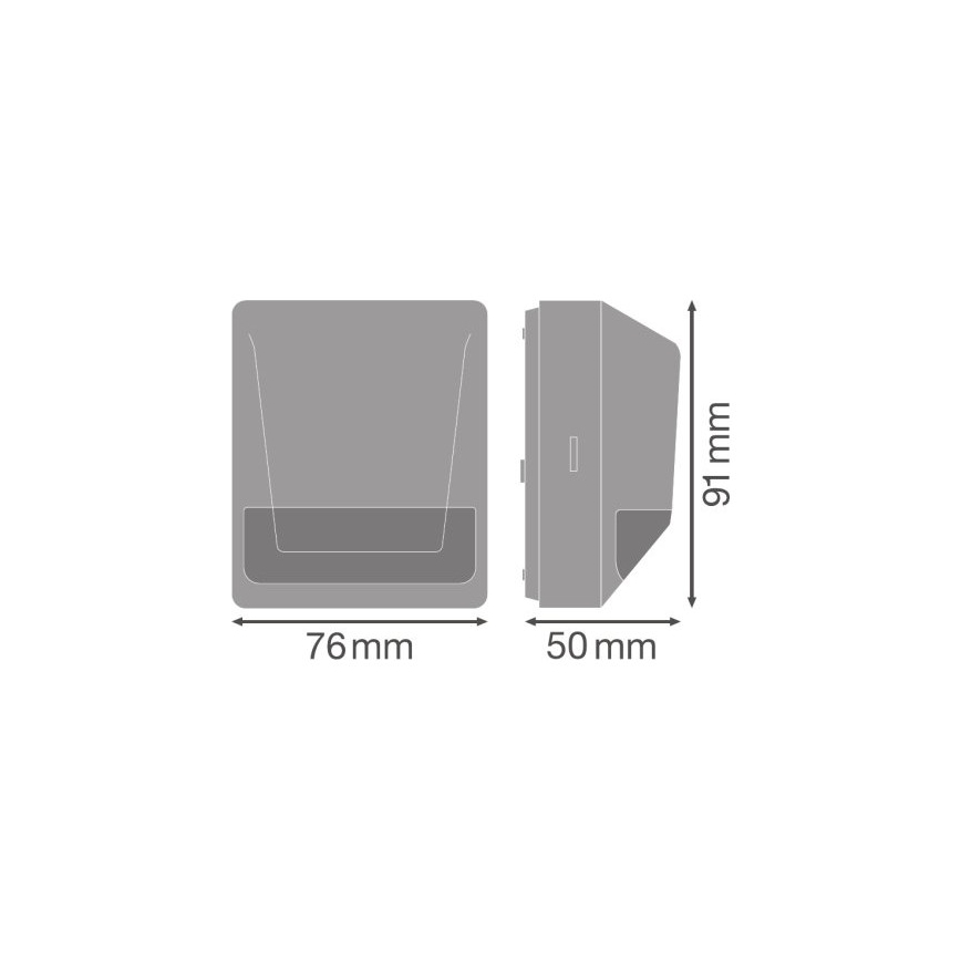 Osram - Capteur de mouvement infrarouge d'extérieur 230V IP55 anthracite
