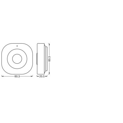Osram - Capteur de mouvement SMART+ 3,7 V Wi-Fi 500 mAh
