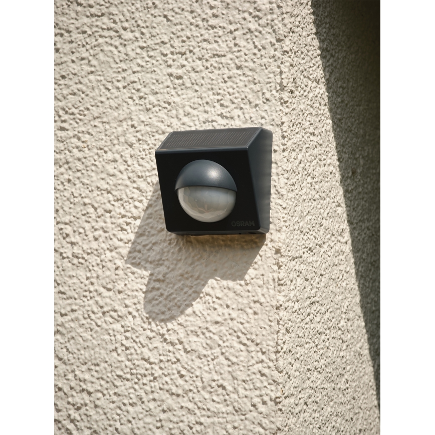 Osram - Capteur de mouvement solaire d'extérieur SMART+ 3,7 V anthracite IP65 Wi-Fi 800 mAh