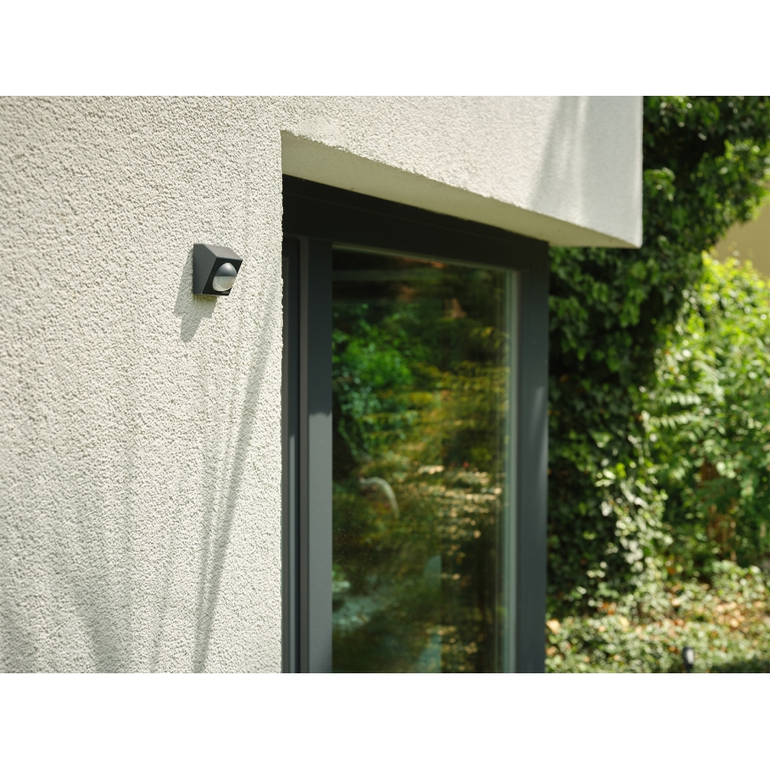 Osram - Capteur de mouvement solaire d'extérieur SMART+ 3,7 V anthracite IP65 Wi-Fi 800 mAh