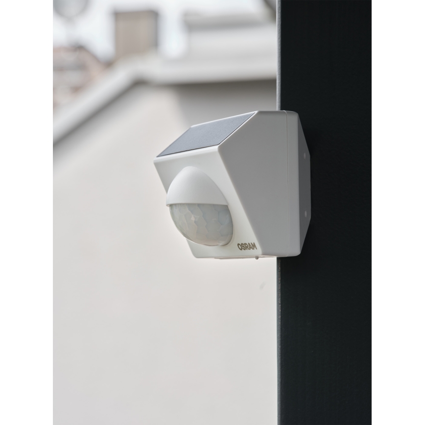 Osram - Capteur de mouvement solaire d'extérieur SMART+ 3,7 V blanc IP65 Wi‑Fi 800 mAh