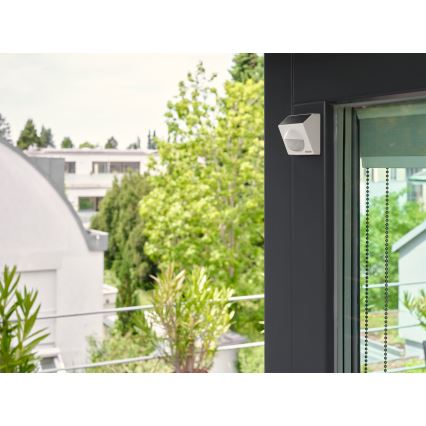 Osram - Capteur de mouvement solaire d'extérieur SMART+ 3,7 V blanc IP65 Wi‑Fi 800 mAh
