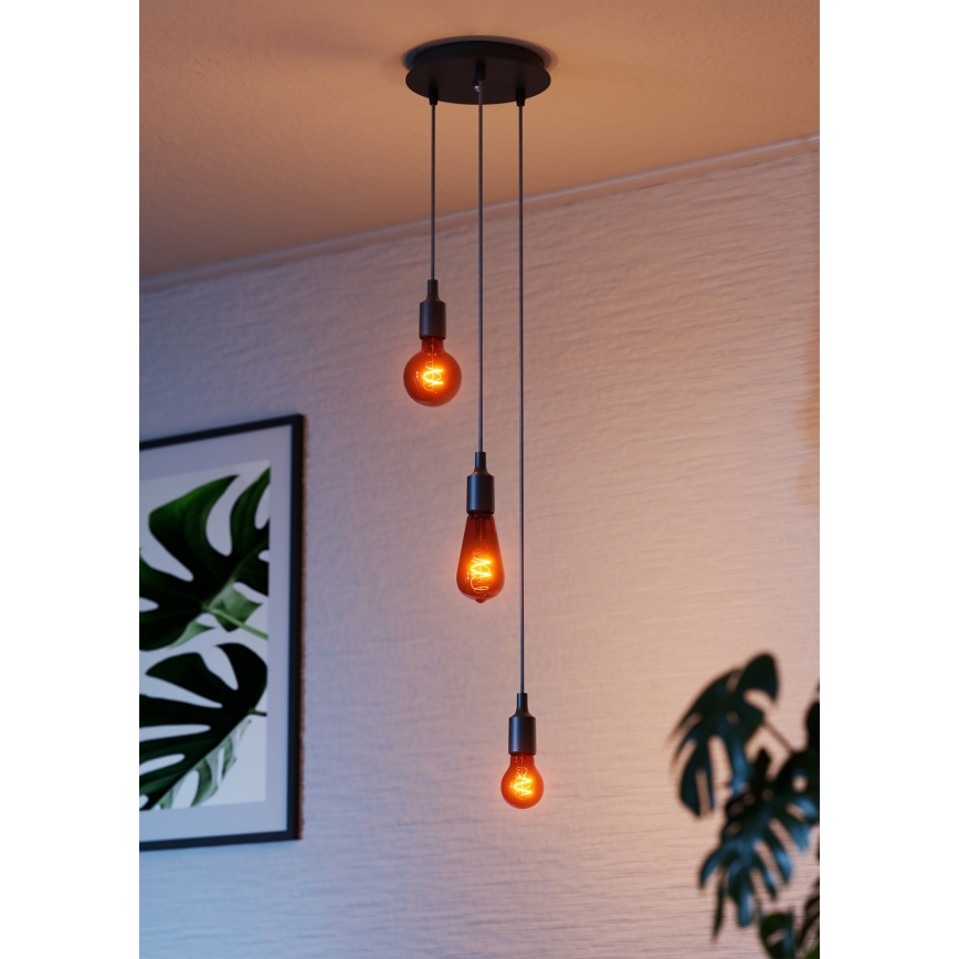 Osram - Cordon d'alimentation PENDULUM BELL 1xE27/15W/230V noir