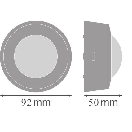 Osram - Détecteur de mouvement infrarouge 230 V IP44 blanc