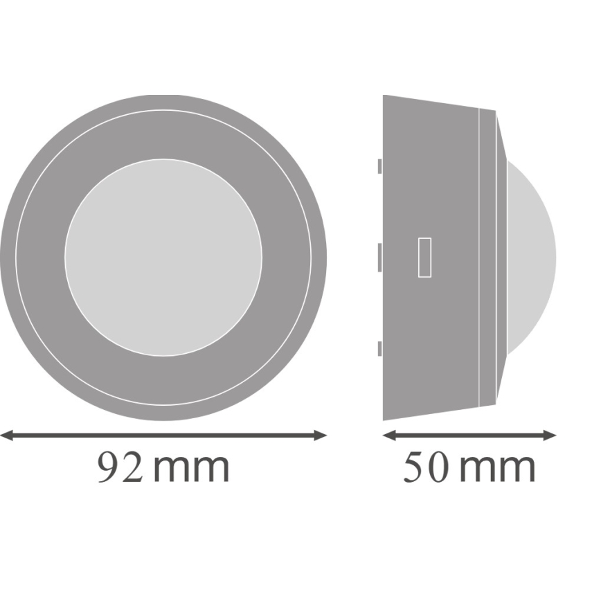 Osram - Détecteur de mouvement infrarouge 230 V IP44 blanc