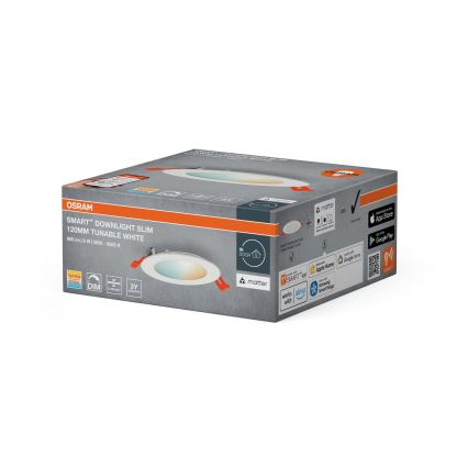 Osram - Luminaire encastré LED dimmable SMART+ | 8 W, 230 V, 3000–6500 K, Wi‑Fi