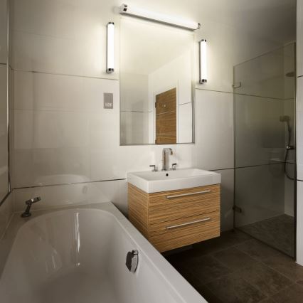 Osram - Éclairage miroir LED dimmable ORBIS TUBE LED/12W/230V 60 cm IP44 chrome brillant