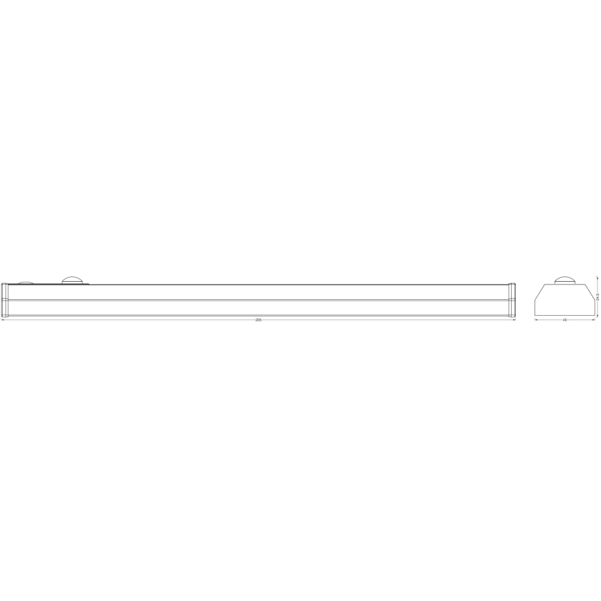 Osram - Éclairage LED pour mobilier à capteur MOBILE LED/1W/3,7V 500 mAh 20 cm