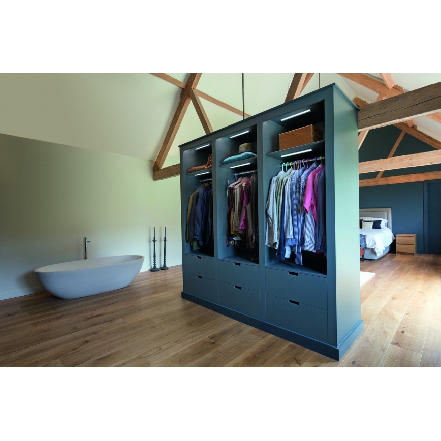 Osram - Luminaire LED sous-meuble MOBILE LED avec capteur de mouvement et capteur crépusculaire 1W/5V 500 mAh 20 cm blanc